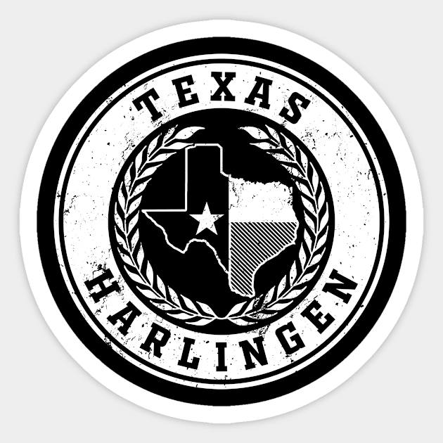 Harlingen Texas Sticker by Jennifer